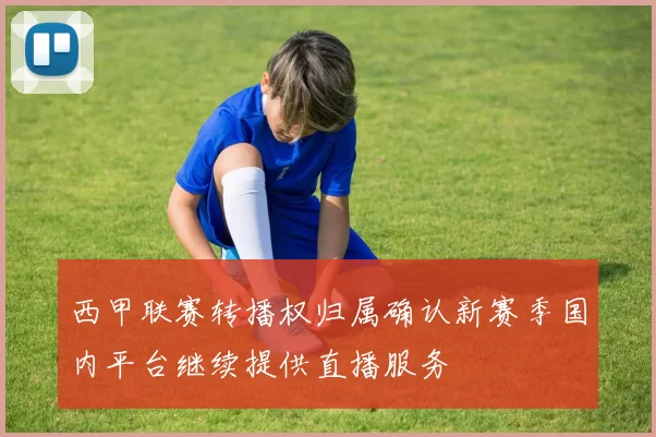 西甲联赛转播权归属确认新赛季国内平台继续提供直播服务